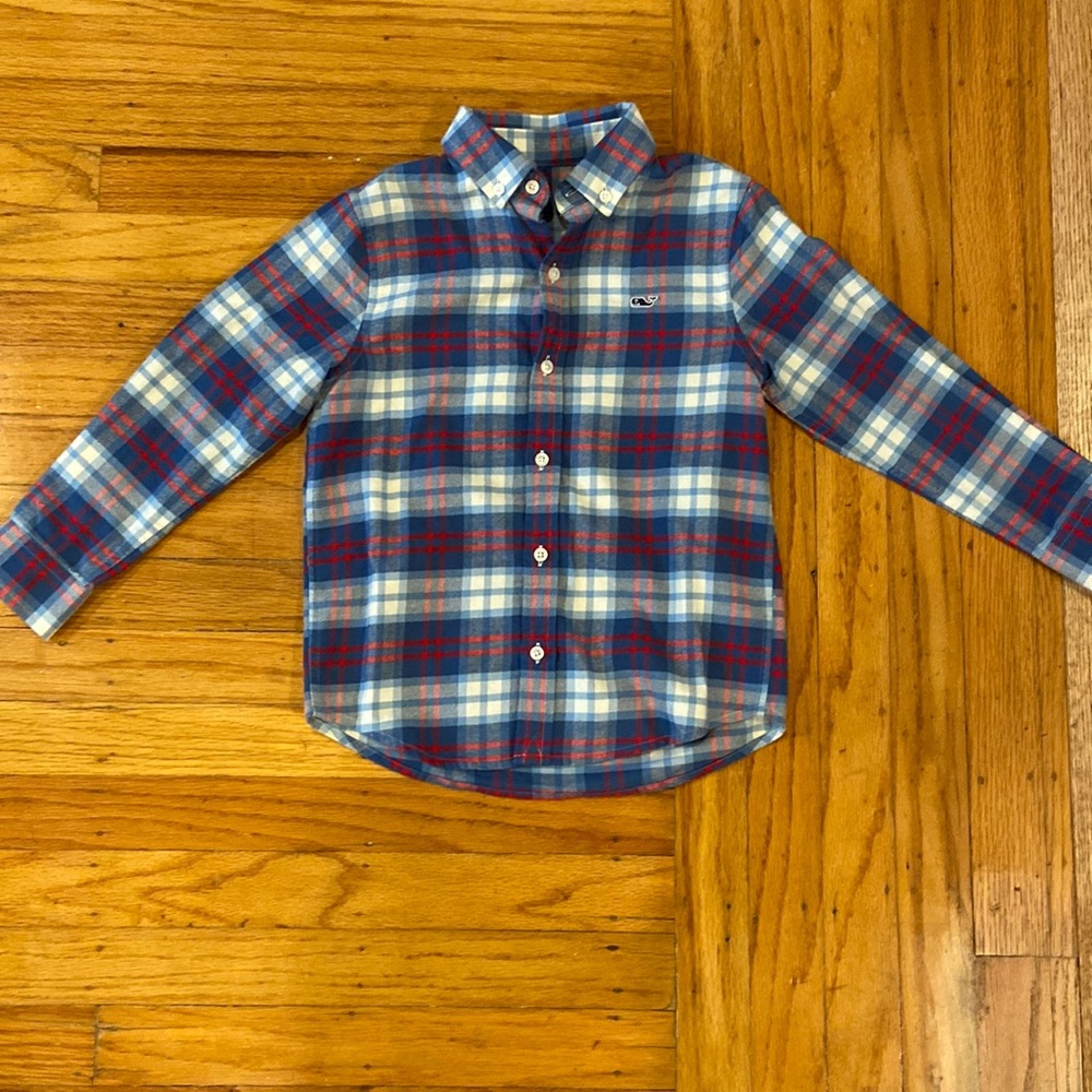 Plaid Flannel Vineyard Vines Shirt 5T